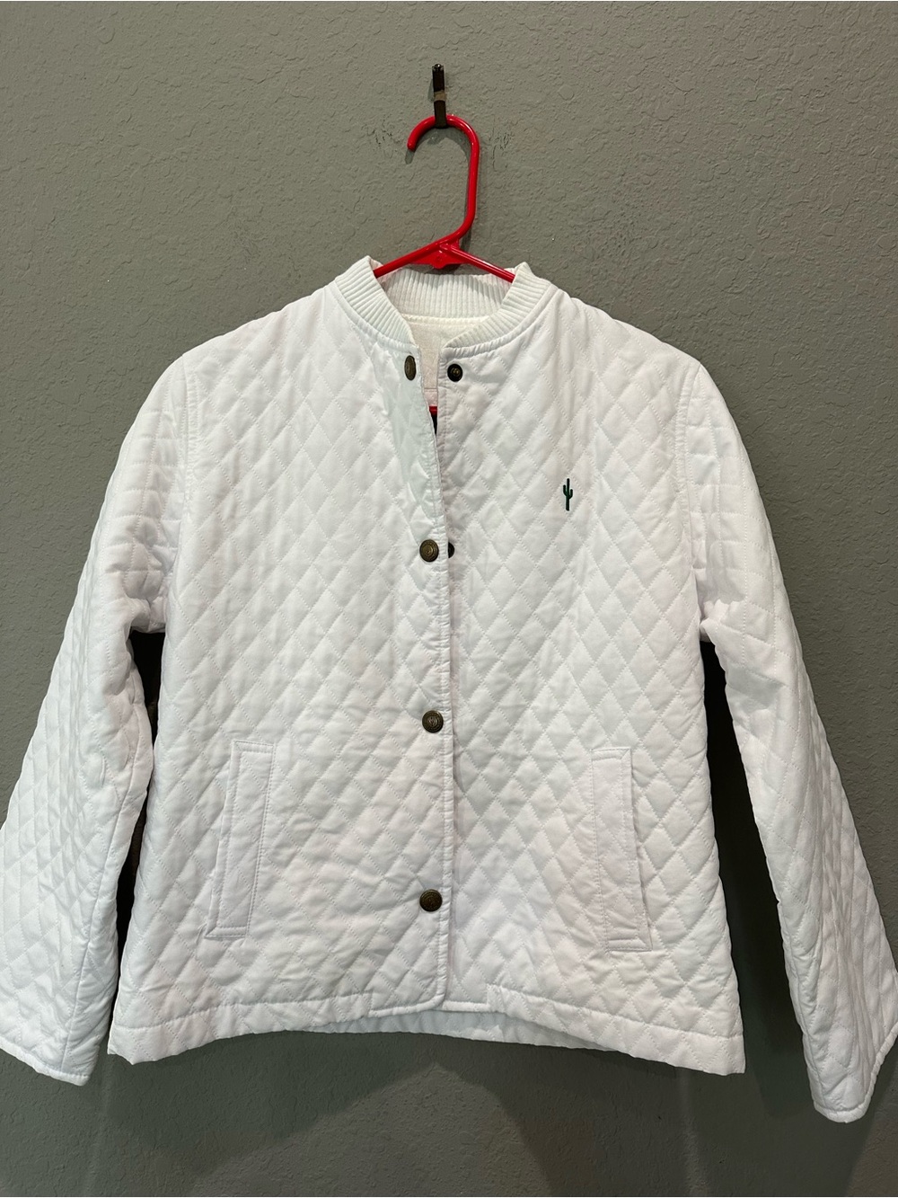 Cardon Quilted Barn Jacket With Snap Buttons And Pockets Women Sz S 
Equestrian